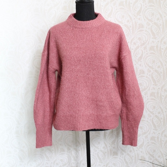 For The Republic Sweaters - For the Republic dusty rose wool blend sweater